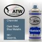 Preview: Chevrolet, Dark Steel Blue Metallic, 58 / WA919L: 400ml Sprühdose, von ATW Autoteile West.